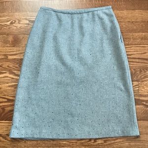 Gap Grey Wool Skirt